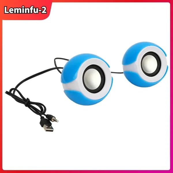 USB мини-колонки, яркий дизайн, для компьютеров и ноутбуков