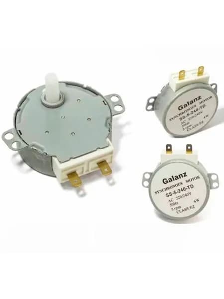 Мотор (двигатель) вращения тарелки микроволновой печи (СВЧ) 4W, 220 Вольт AC220-240v, 4w, 5rpm