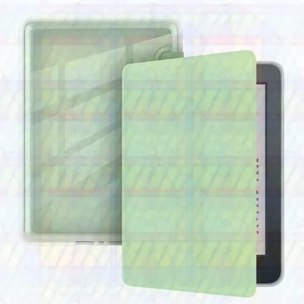 Чехол-обложка Amazon Kindle 11 - го поколения (C2V2L3) 2022, с магнитом,светло-зеленый