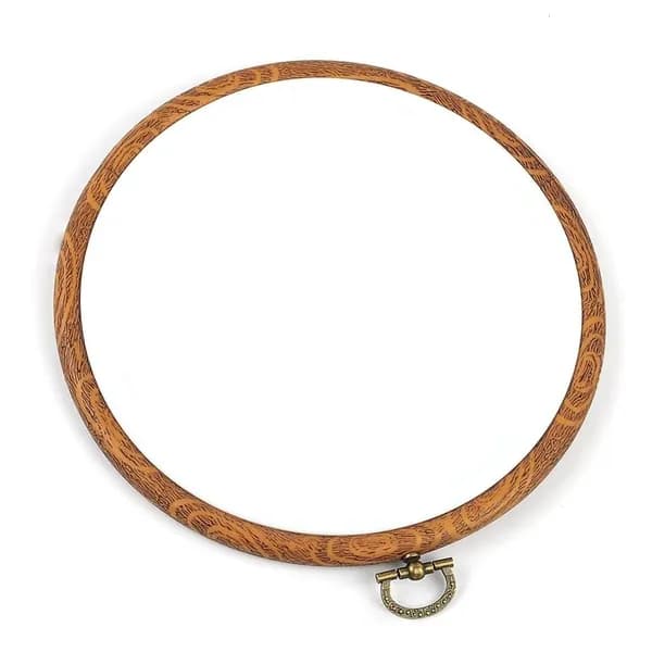 Пяльцы для вышивания круглые регулируемые, - 17cm - Круглый