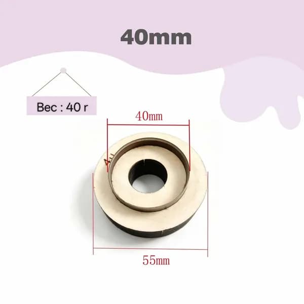 40MM MBY Набор деревянных вырубных штампов круглой формы для кожи, многоразмерные резцы для вырезания кругов, подставок под чашки и донышек сумок, инструмент для кожаного рукоделия своими руками