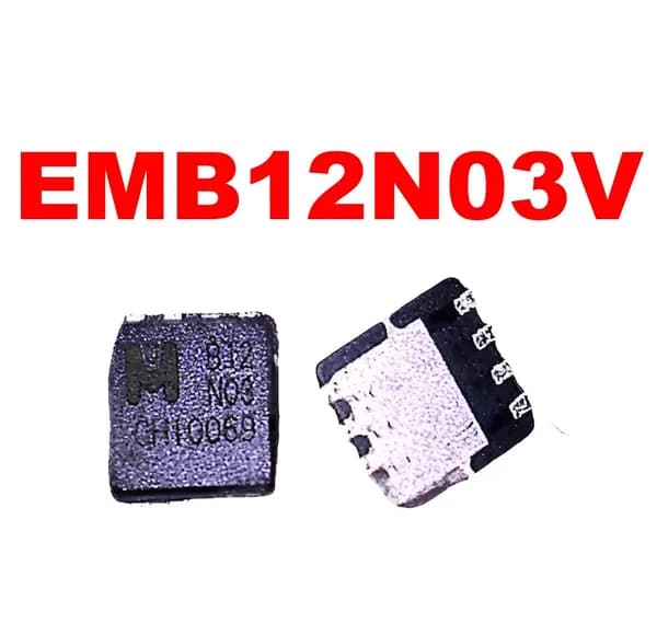 Микросхема EMB12N03V Channel MOSFET 30V 18.5A EDFN3x3