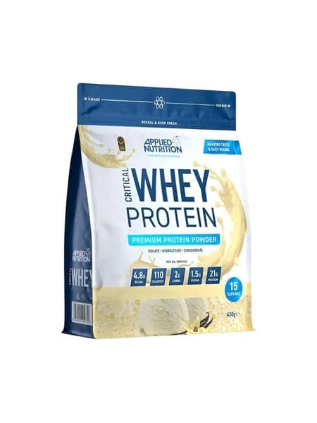 Applied Nutrition Критикал Вэй Сывороточный протеин 450 гр Клубничный молочный коктейль , протеин для мышц
