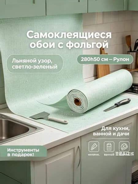 Мягкие панели ПВХ с фольгой 280х50 см, эксклюзивный рулон для кухни, ванной, дачи и дома, самоклеящиеся обои для стен