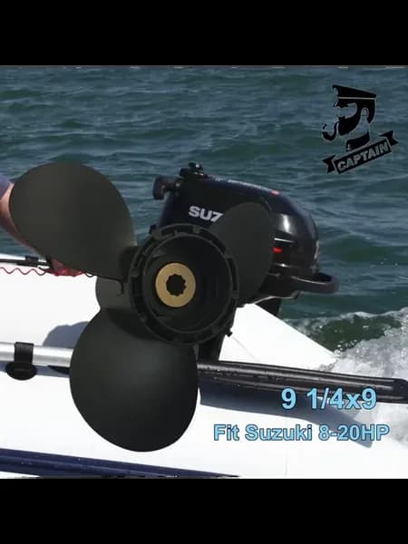 Гребенной винт Captain Marine алюминий 9 1 4 7-13 Suzuki 9.9