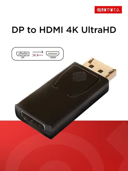 Видеокабель DisplayPort/HDMI, черный