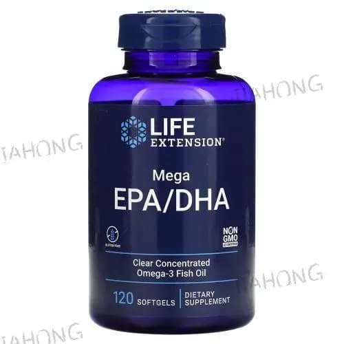 Life Extension, Omega Foundations, Омега-3 Мега EPA/DHA, 120 капсул