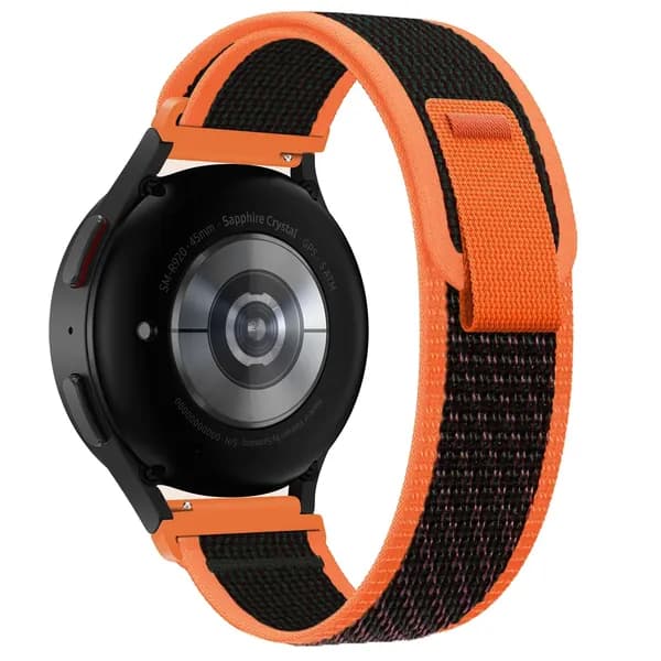 20 мм Нейлоновый ремень для Samsung Galaxy Watch 7 6 5 4 40 44 мм/6classic/5pro, дышащий спортивный ремешок для Amazfit Active 2