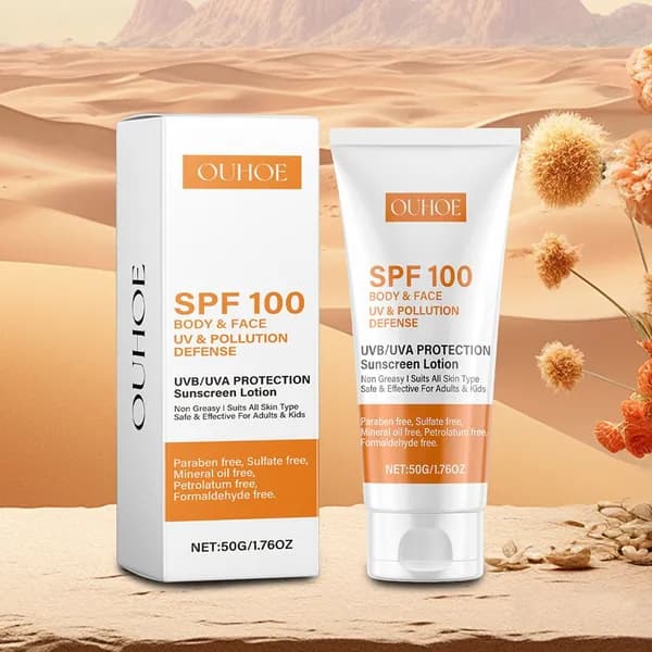 Солнцезащитный крем SPF 100 для лица и тела, защита от UVA/UVB