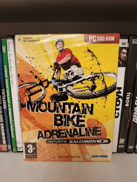 Видеоигра Mountain Bike Adrenaline - featuring Salomon 2008 на ПК DVD (запечатан!)