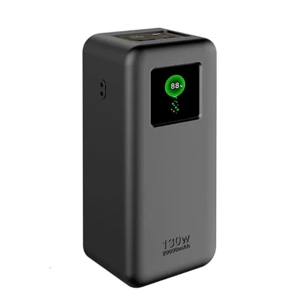 Чехол силиконовый для пауэрбанка 20000mAh, Черный