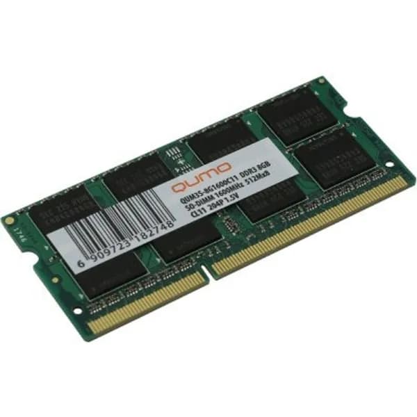 QUMO Оперативная память QUM3S-8G1600C11R DDR3, 1600 МГц, 1 x 8 ГБ (QUM3S-8G1600C11R)