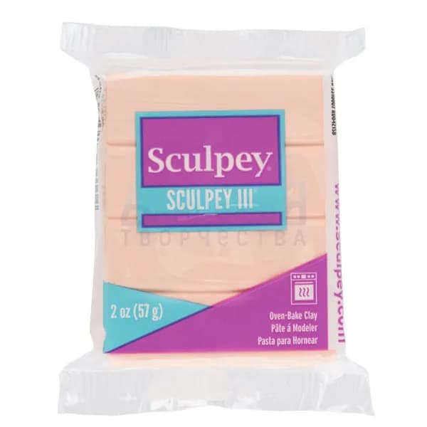 Полимерная глина Sculpey III 564 цвет персиковый 57 гр.