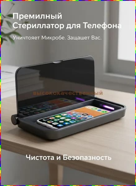 УФ-стерилизационный бокс для медицинских инструментов и украшений