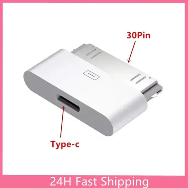 Для зарядки iPhone: USB-C на 30-контактный адаптер