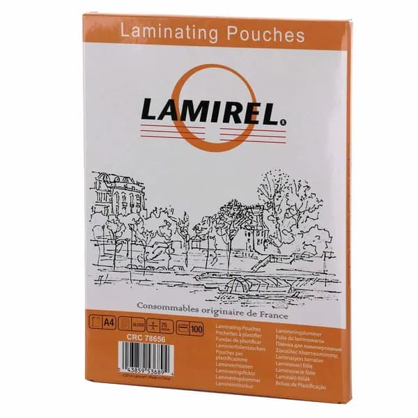 Lamirel Плёнка для ламинирования А4 75мкм (CRC78656)