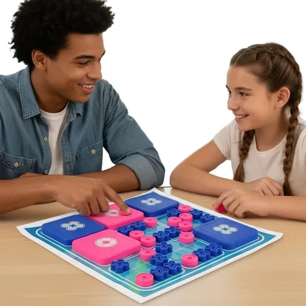 Настольная игра Ультимативный крестики-нолики для семейных игровых вечеров