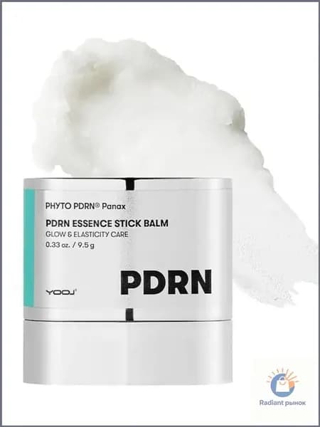 Эксклюзивный стикбальзам для лица PDRN Essence 9.5 гр, увлажняющий и омолаживающий крем без SPF для сияния и коррекции морщин от VT Cosmetics