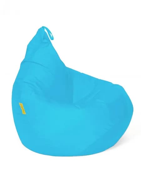 COOLPOUF Кресло-мешок Груша, Полиэстер, Размер XL,голубой