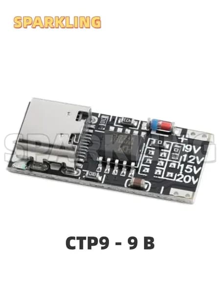 1 шт. Триггер PD QC Type-C 9v с QC/PD OEM CTP9 Электронный модуль