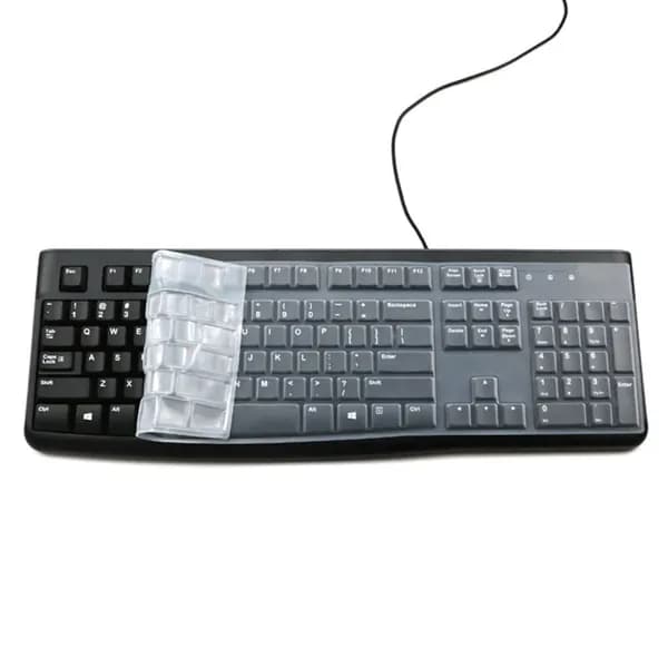 Специальная прозрачная защитная пленка для клавиатуры Logitech K120 MK120