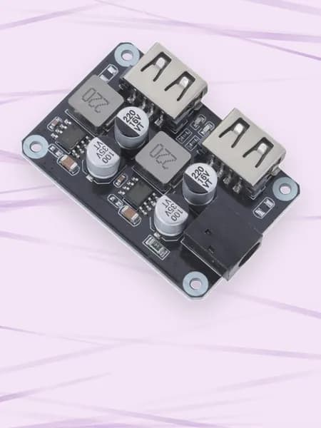 Модуль автомобильного зарядного устройства USB QC3.0/2.0, - Голая доска
