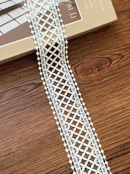 Кружево вязаное шир2 m x 5.5cm cm декоративная лента для одежды, шитья, украшения платьев и нижнего белья