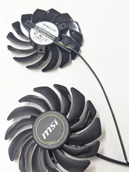 Вентиляторы для видеокарт MSI Armor RX 470 480 570 580 на втулке