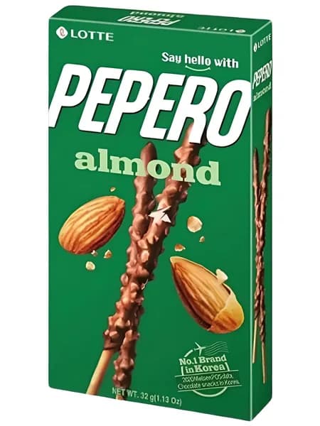 Соломка Lotte Pepero Almond с миндалем, 32г х 3шт.