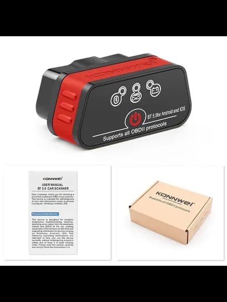 Автосканер ELM327 KW901 Bluetooth Диагностический OBDII V1 5