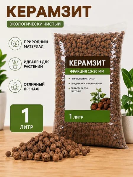 Керамзит дренаж для растений