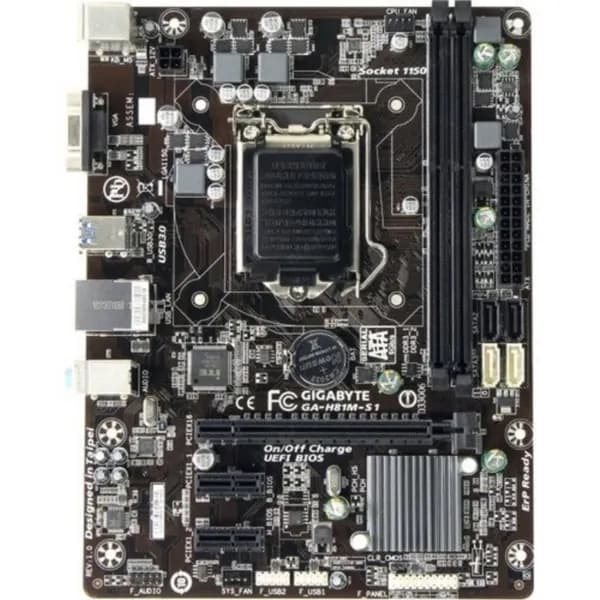 Материнская плата GIGABYTE GA-H81M-S1 rev1.0