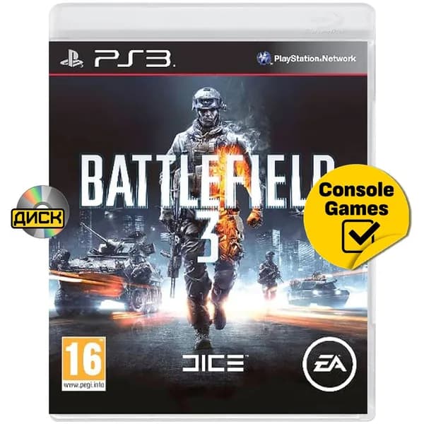 Игра PS3 Battlefield 3 (русская версия) (PlayStation 3, Русская версия)
