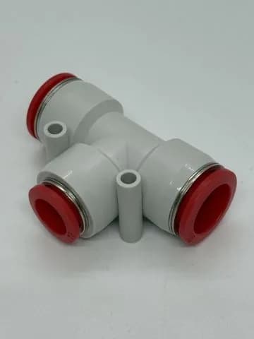 Цанговый фитинг тройник разветвитель 12x16х16mm