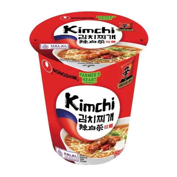 Лапша быстрого приготовления Кимчи Рамен Nongshim 70г