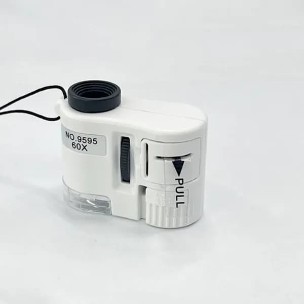 Мини-микроскоп LED Micro 9595 с защитным кожаным чехлом
