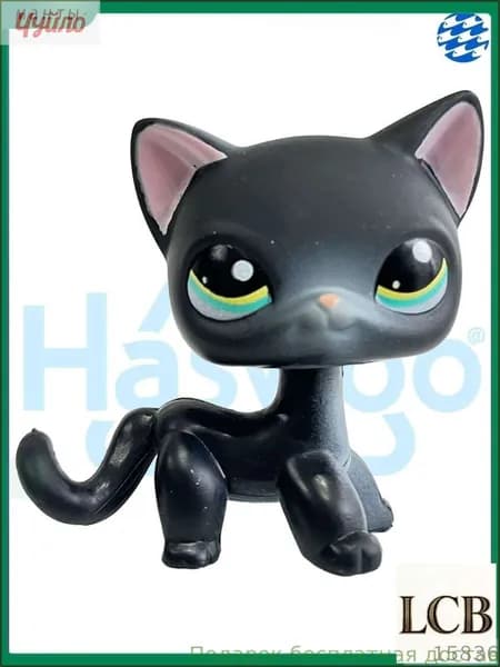 Эксклюзивный презент для девочки, бестселлер 2026 LPS Pet Shop 336 в виде стоячей фигурки короткошерстной кошки