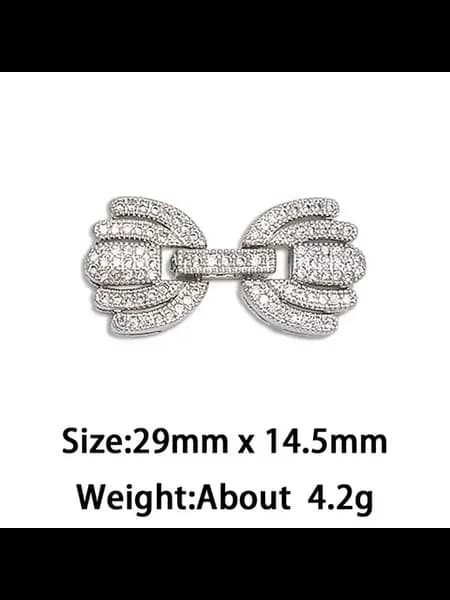 Застежка для бижутерии 28x12.5