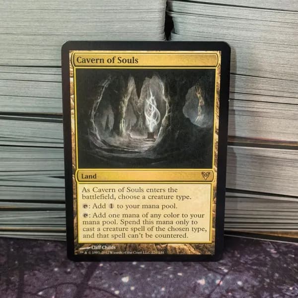 Пещера Душ Cavern of Souls Карта MTG Земля Авраам