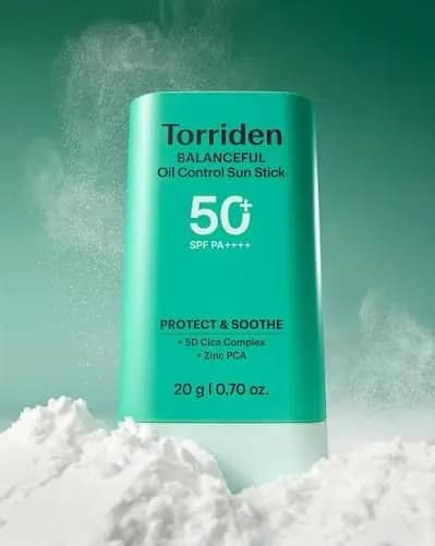 Солнцезащитный матирующий стик TORRIDEN BALANCEFUL Oil Control Sun Stick SPF50+ PA++++, 20 g