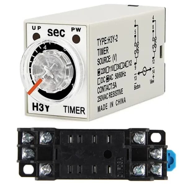 Таймер реле H3Y-2 0-60 мин 220В, - Другое