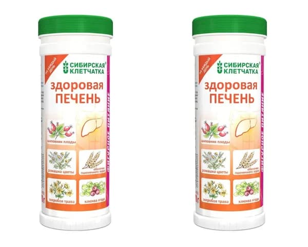 Сибирская клетчатка, Клетчатка "Здоровая печень", 170 г, 2 шт//