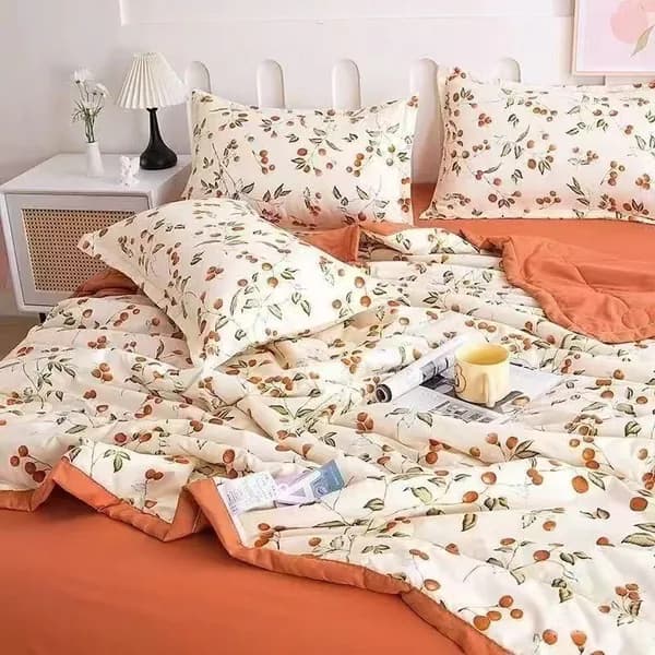 Одеяло Односпальный 150x200 см, Летнее, с наполнителем Хлопок