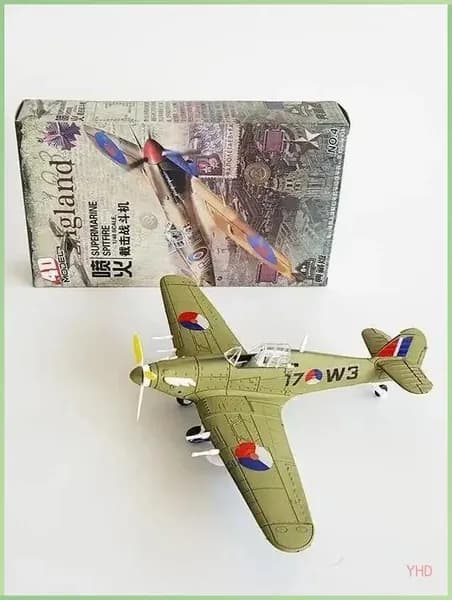 Масштабная модель истребителя Харрикейн 1:48 для военной симуляции: 4D-сборка с пропеллером, 1 комплект
