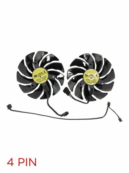 Вентилятор парный 4pin для видеокарты Gigabyte GTX1070 GTX1070ti