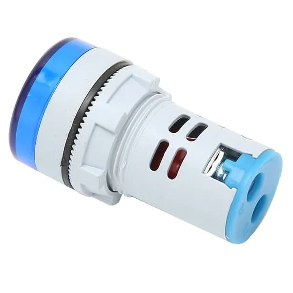 Индикатор частоты AD16-22DHZ 20 75Hz, пластик, синий