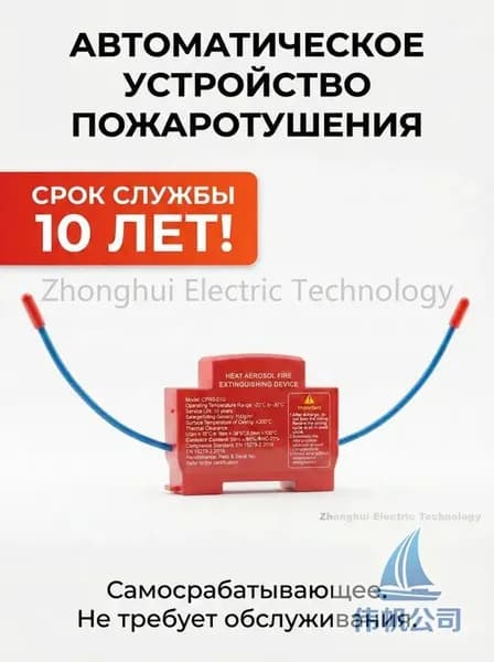 Огнетушитель аэрозольный в электрощит на DIN-рейку ORRO, автоматический самосрабатывающий, для дома и шкафа, 1-100 шт.