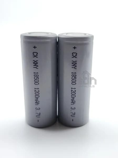 Аккумулятор Li-ion, ICR 18500, 3.7V, 1200mAh, 2шт