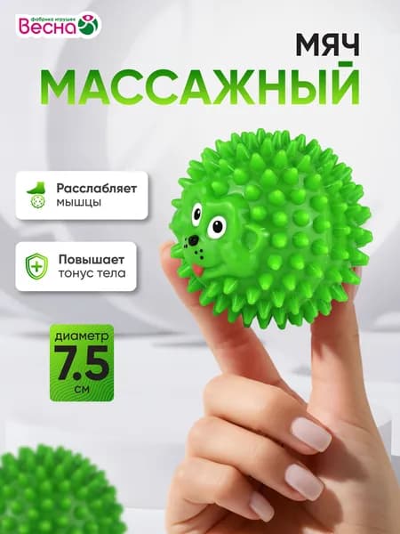 Весна Спортивный массажный мяч