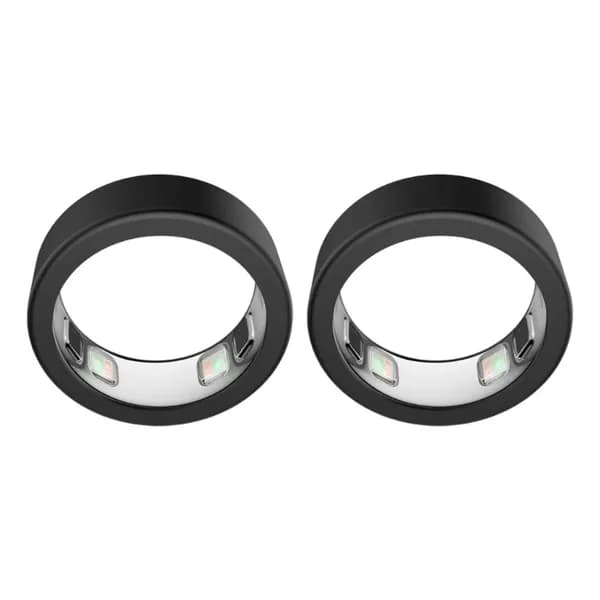 (2шт) Силиконовый защитный чехол для смарт-кольца Oura ring5 smart ring-Черный-L
